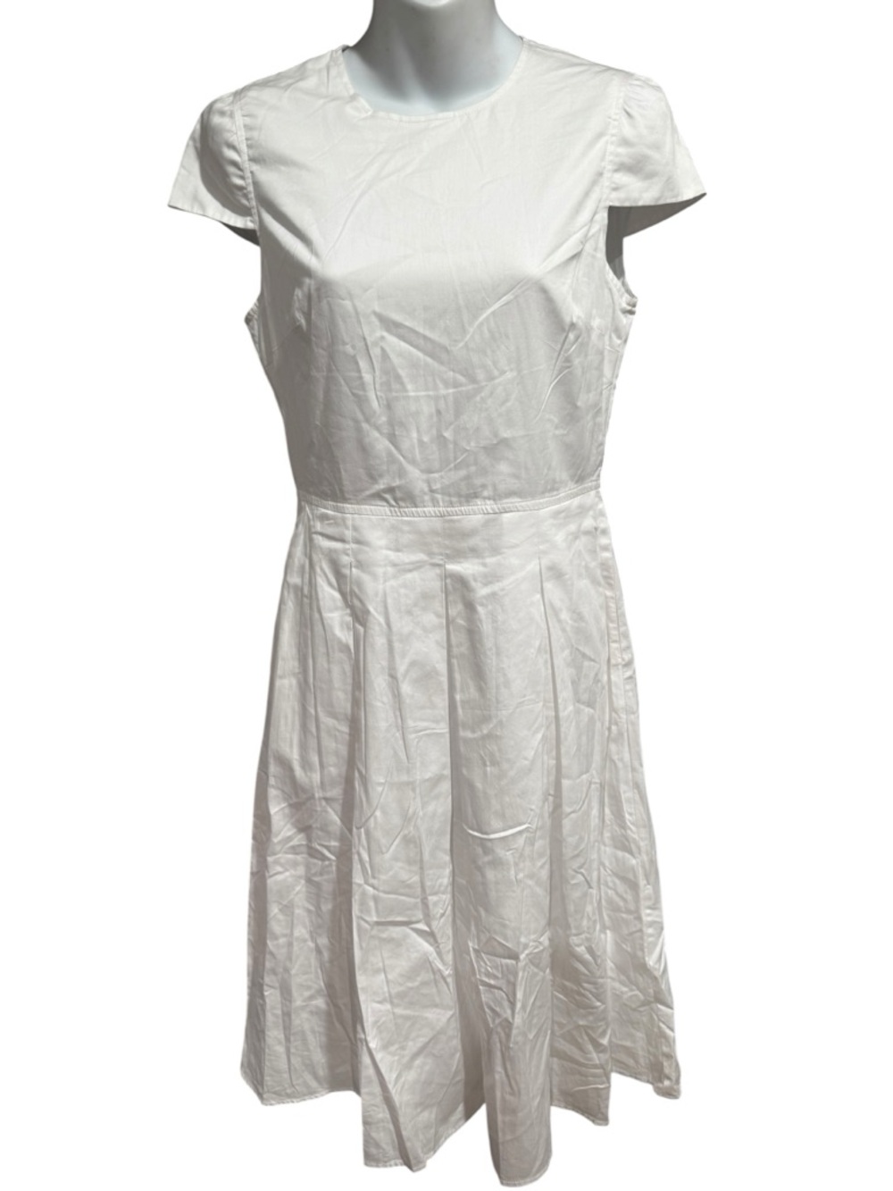 Anthropologie Sunday in Brooklyn White Midi Pleated Dress - Picture 4 of 14